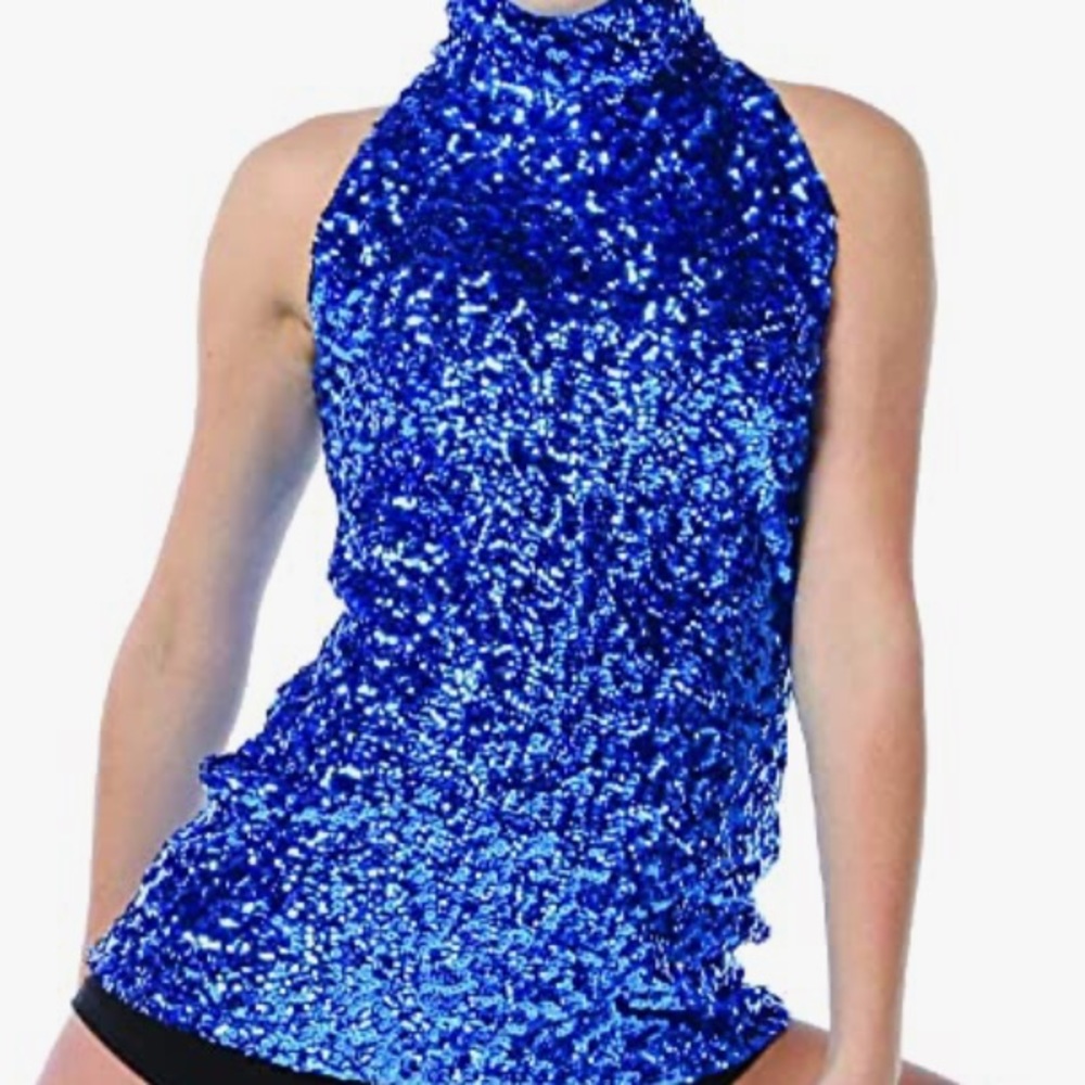 Sequin sparkle tank